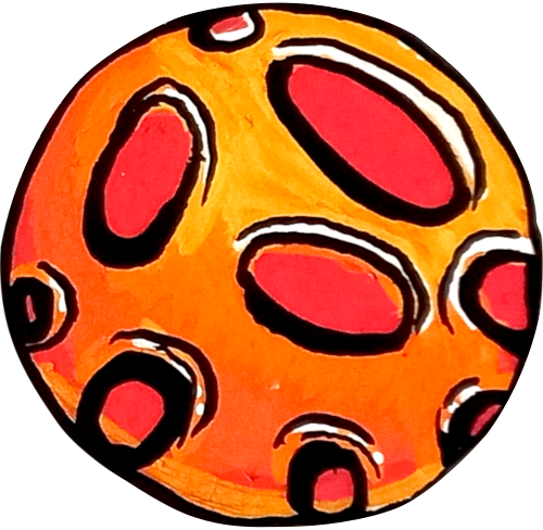 Dessin planete 5 - Infrarouge Productions aka Magali Coard